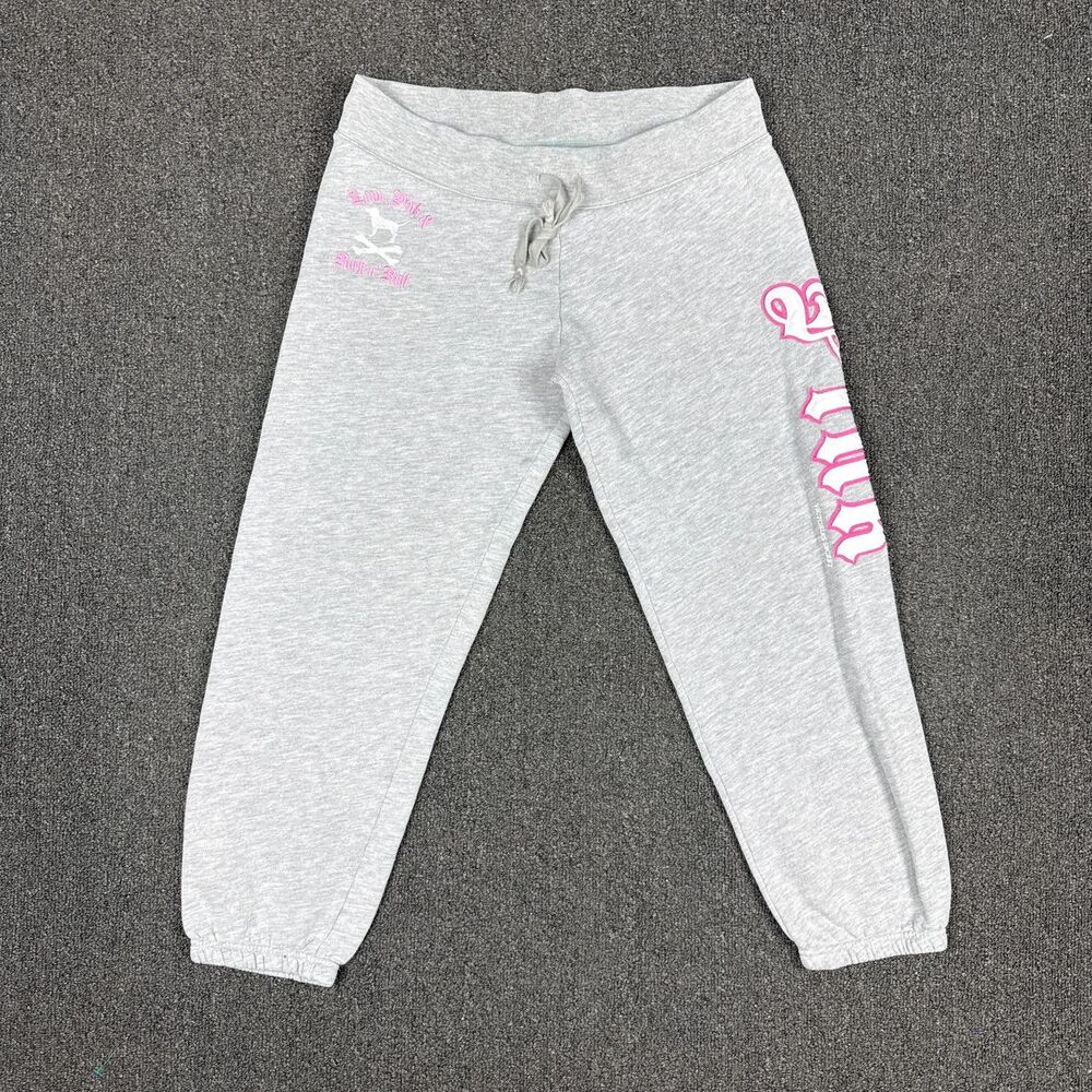 Vintage Y2K Victoria Secret PINK My Favorite Sweats Gray Pink Size Medium